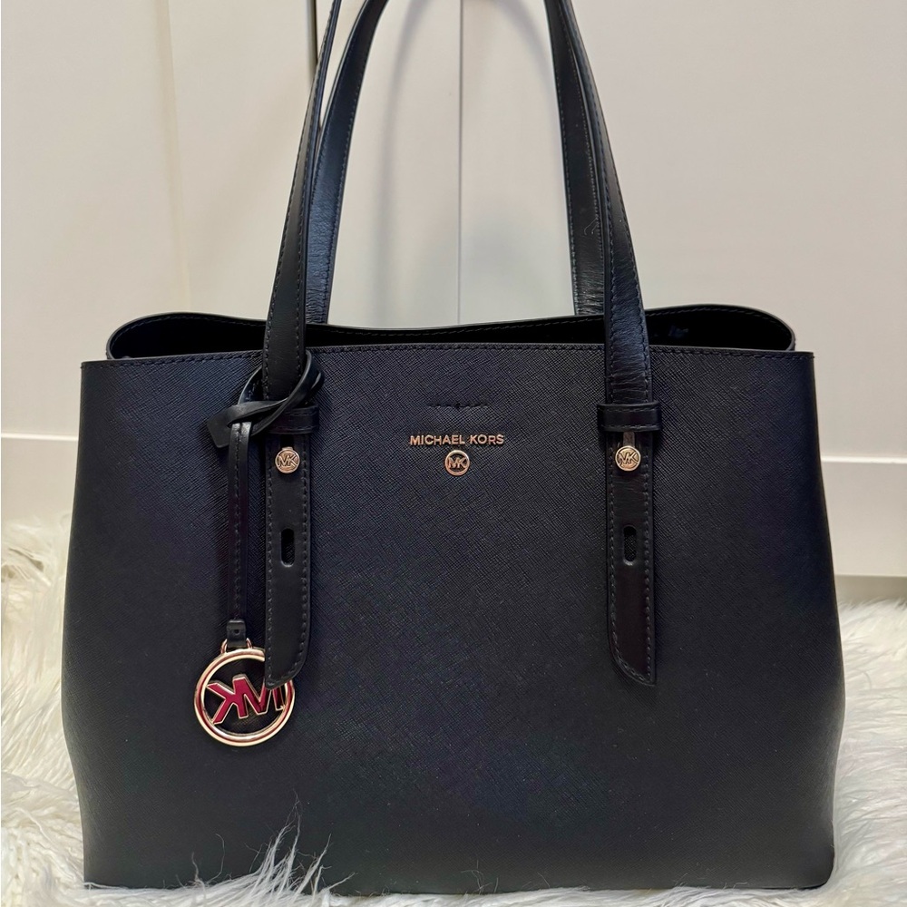 Michael Kors Navy Blue Tote Bag